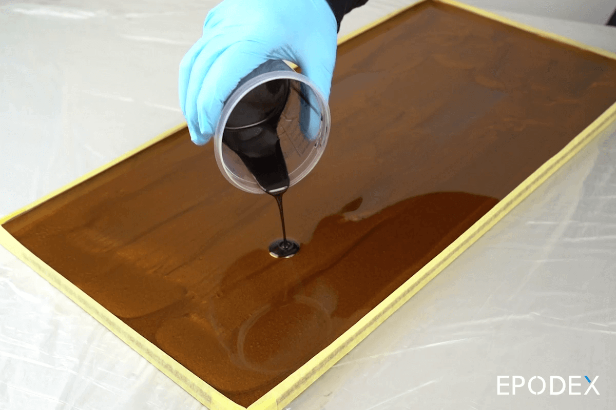 epoxy flame copper dark brown