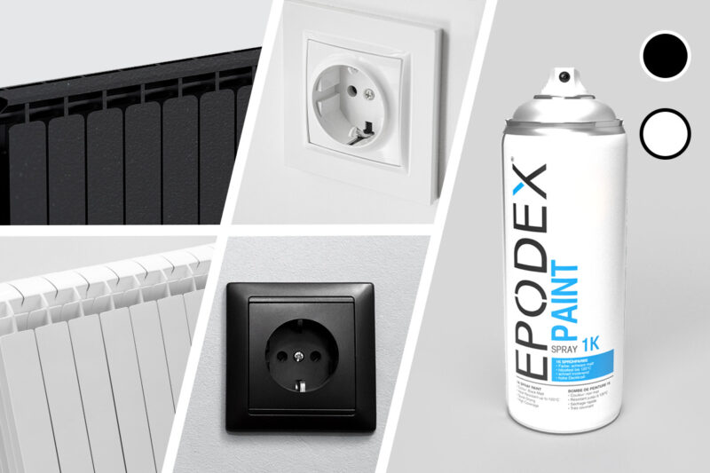 1K Sprühlack 400ml | Weiss Matt & Schwarz Matt