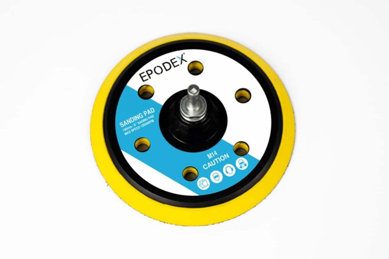 Plateau de ponçage - Velcro 150mm perforé - 15 trous